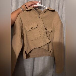 Brown jacket for fall, worn once and never again